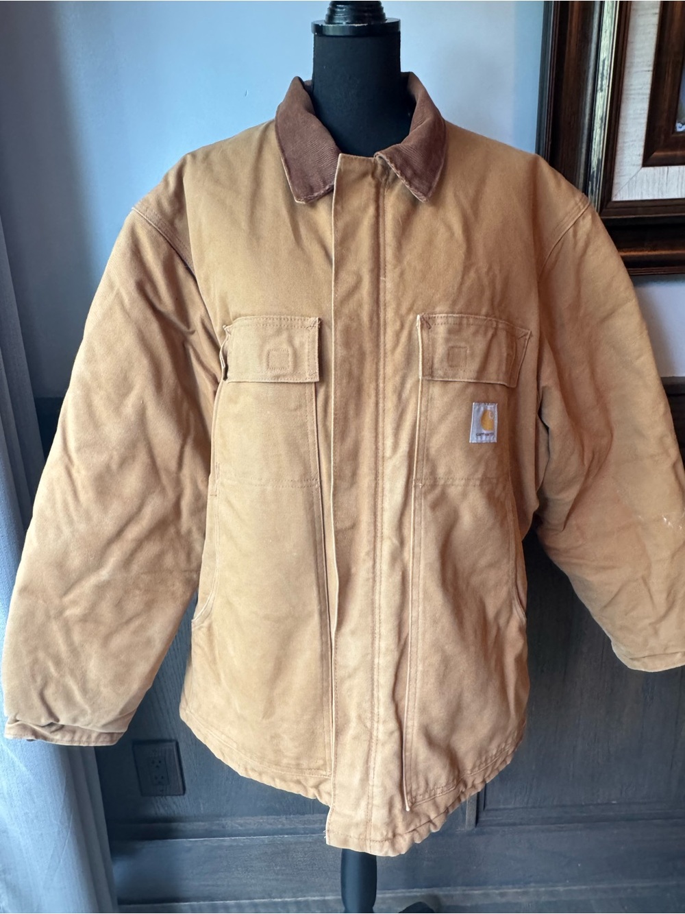 Vintage 2000s Carhartt C03 BRN Arctic Traditional Coat Size 46 XL - Picture 1 of 9